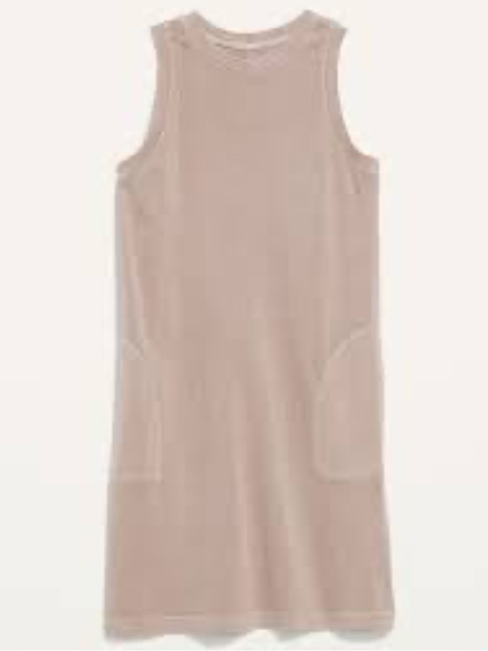 Old Navy Beige Sleeveless Shift Dress